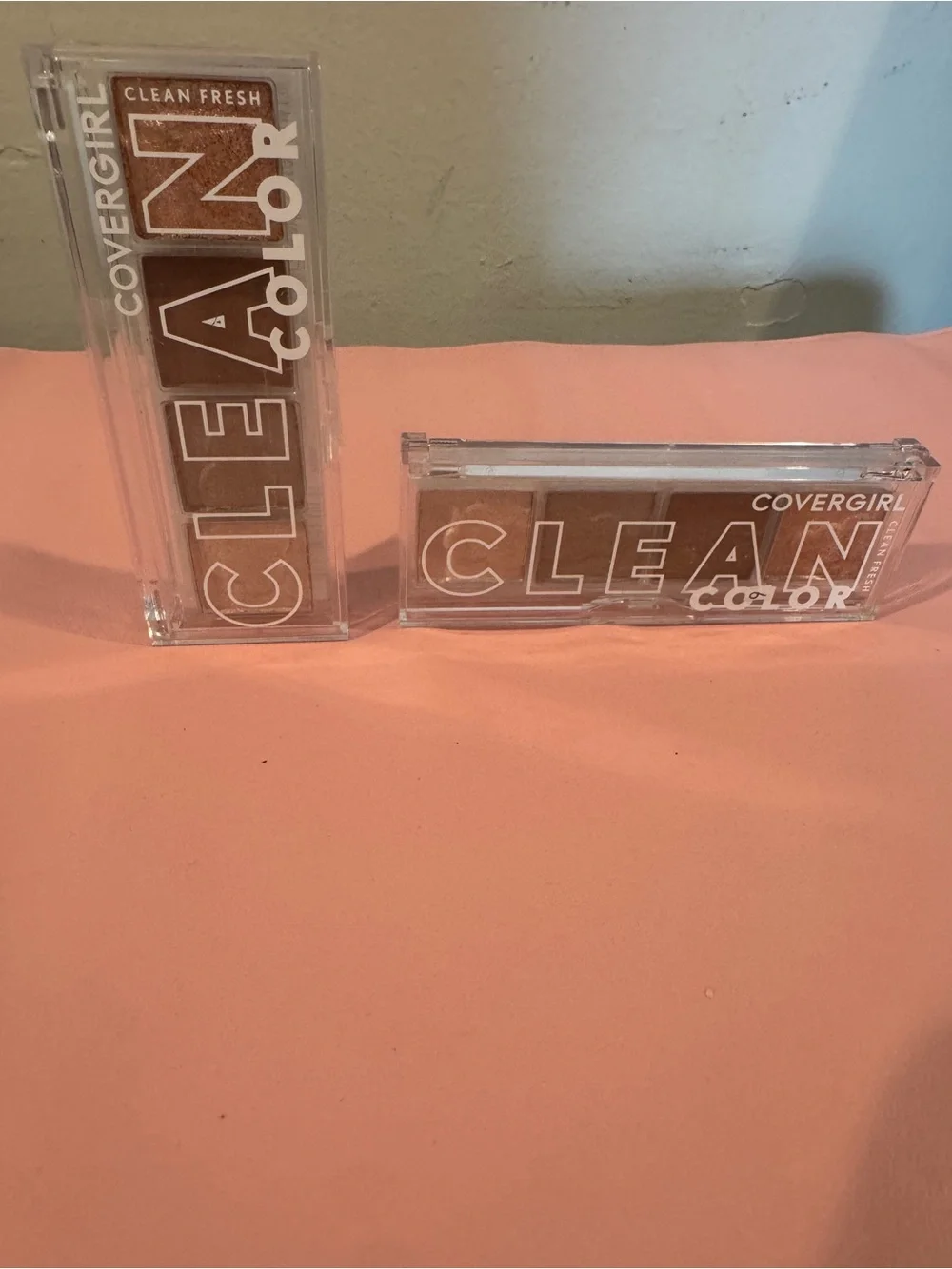 COVERGIRL Clean Fresh Clean Color Eyeshadow, 212 Shimmering Beige, 0.14 oz 2 pk